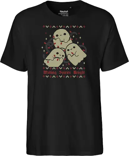 Cute Ghosts Making Spirits Bright UGLY CHRISTMAS