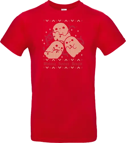 Cute Ghosts Making Spirits Bright UGLY CHRISTMAS