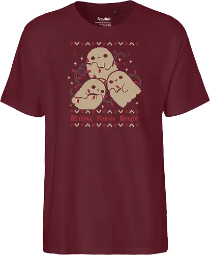 Cute Ghosts Making Spirits Bright UGLY CHRISTMAS