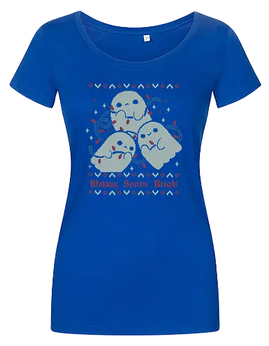 Cute Ghosts Making Spirits Bright UGLY CHRISTMAS