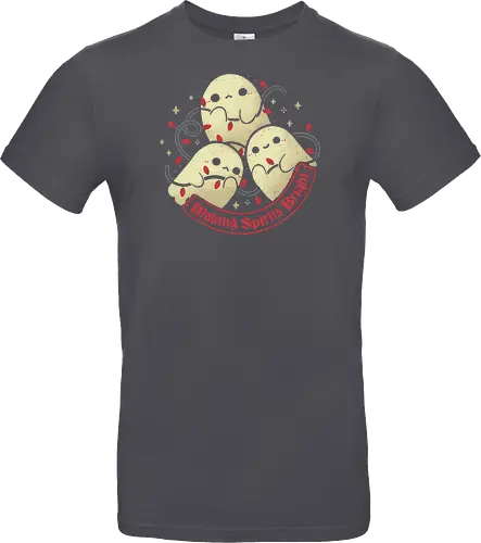 Cute Ghosts Making Spirits Bright