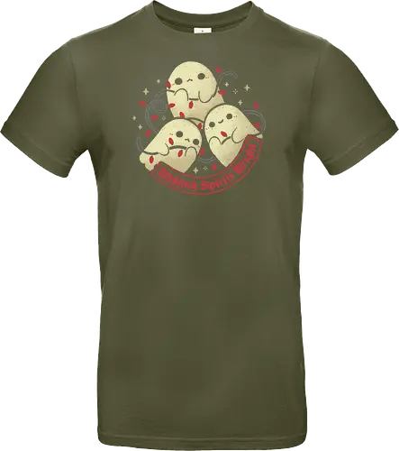 Cute Ghosts Making Spirits Bright