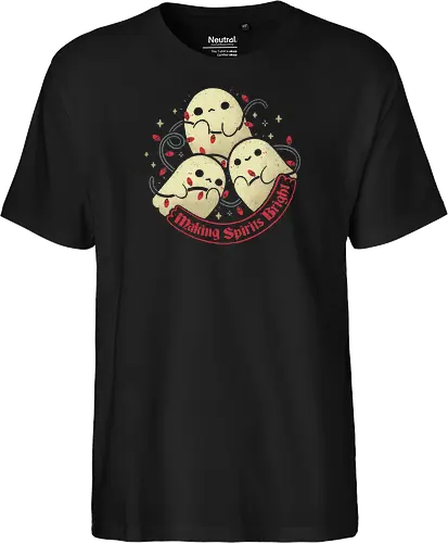Cute Ghosts Making Spirits Bright