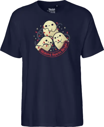 Cute Ghosts Making Spirits Bright
