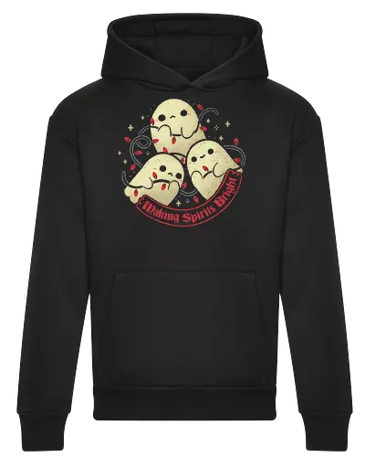 Cute Ghosts Making Spirits Bright