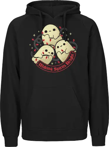 Cute Ghosts Making Spirits Bright