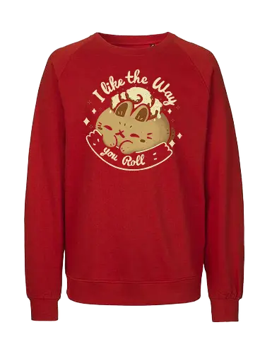 Kawaii Cinnamon Roll Bunny - cinnamon roll, cinnabon, cute, food, kawaii, bunny - Fairtrade Sweatshirt