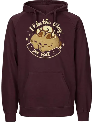 Kawaii Cinnamon Roll Bunny - cinnamon roll, cinnabon, cute, food, kawaii, bunny - Fairtrade Hoodie