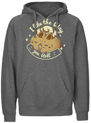 Kawaii Cinnamon Roll Bunny - cinnamon roll, cinnabon, cute, food, kawaii, bunny - Fairtrade Hoodie