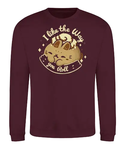 Kawaii Cinnamon Roll Bunny - cinnamon roll, cinnabon, cute, food, kawaii, bunny - Sweatshirt