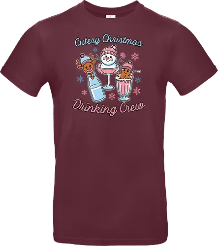 Cutesy Christmas Drinking Crew