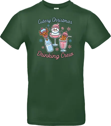 Cutesy Christmas Drinking Crew