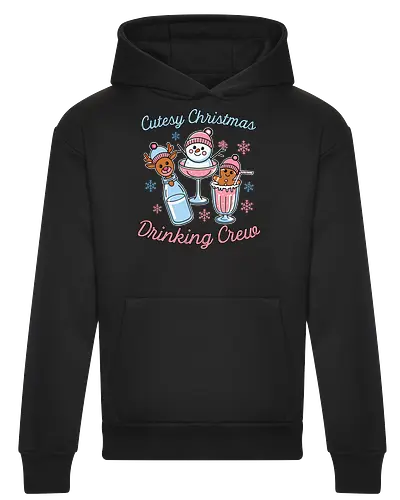 Cutesy Christmas Drinking Crew