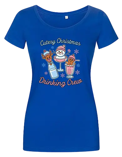 Cutesy Christmas Drinking Crew