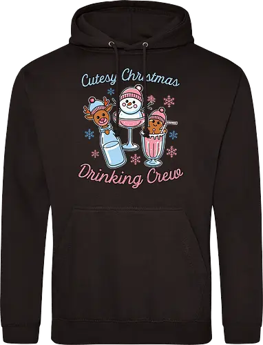 Cutesy Christmas Drinking Crew