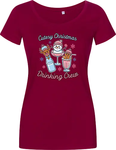 Cutesy Christmas Drinking Crew
