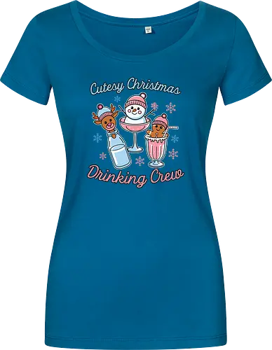 Cutesy Christmas Drinking Crew