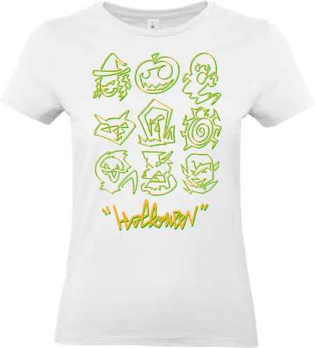 ghost dash  - horror, halloween, cool, cute, fun, funny, witch, dracula, vampire, parade - Standard T-Shirt (Women)