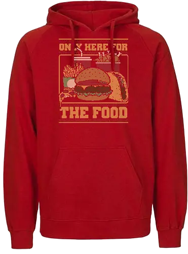 Ugly Sweater Fast Food - Food, Fast Food, Fast-food, Street Food, Ugly Sweater, Holiday, Christmas, Merry Christmas, Ugly Christmas Sweater, Pizza, Taco, Tacos, Fries, Soda, Fried, Chicken, Chicken Nuggets, Burger - Fairtrade Hoodie