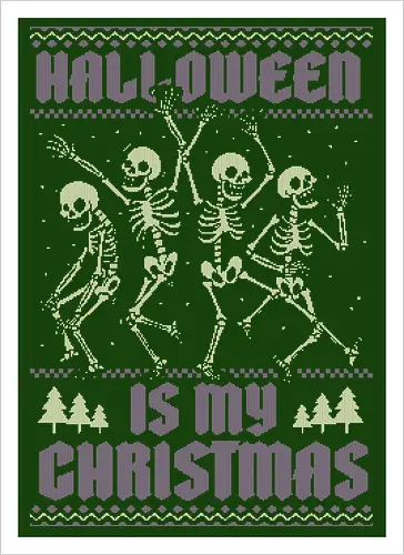 Ugly Sweater Spooky Skeletons