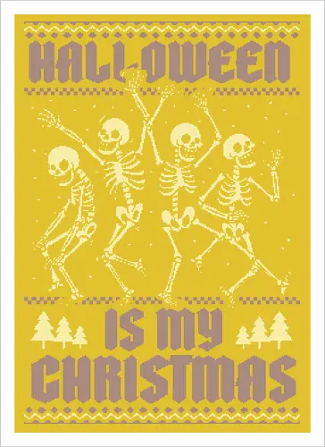 Ugly Sweater Spooky Skeletons