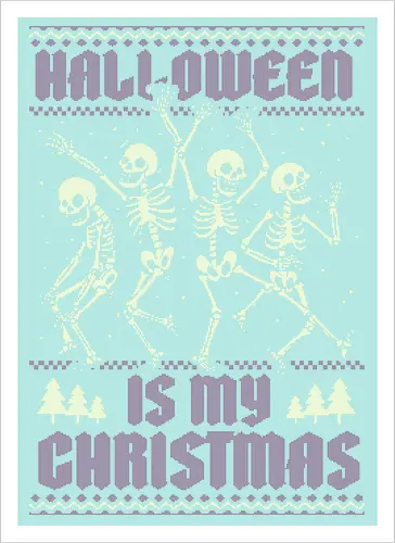Ugly Sweater Spooky Skeletons