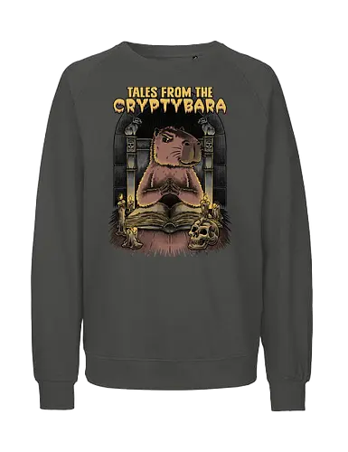 Capybara Tales - Tv Shows, Horror, Anthology, Paranormal, Dark, capybara, creepy, scary, skull, Skeleton, horror, horror comedy, classic horror, horror host, pet, animal, book - Fairtrade Sweatshirt