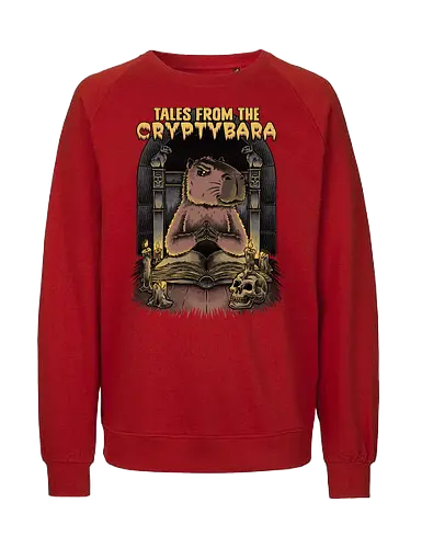 Capybara Tales - Tv Shows, Horror, Anthology, Paranormal, Dark, capybara, creepy, scary, skull, Skeleton, horror, horror comedy, classic horror, horror host, pet, animal, book - Fairtrade Sweatshirt