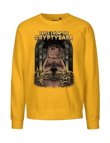 Capybara Tales - Tv Shows, Horror, Anthology, Paranormal, Dark, capybara, creepy, scary, skull, Skeleton, horror, horror comedy, classic horror, horror host, pet, animal, book - Fairtrade Sweatshirt