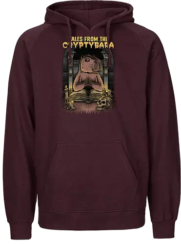 Capybara Tales - Tv Shows, Horror, Anthology, Paranormal, Dark, capybara, creepy, scary, skull, Skeleton, horror, horror comedy, classic horror, horror host, pet, animal, book - Fairtrade Hoodie