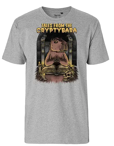 Capybara Tales - Tv Shows, Horror, Anthology, Paranormal, Dark, capybara, creepy, scary, skull, Skeleton, horror, horror comedy, classic horror, horror host, pet, animal, book - Fairtrade T-Shirt
