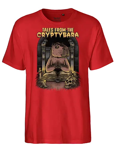 Capybara Tales - Tv Shows, Horror, Anthology, Paranormal, Dark, capybara, creepy, scary, skull, Skeleton, horror, horror comedy, classic horror, horror host, pet, animal, book - Fairtrade T-Shirt
