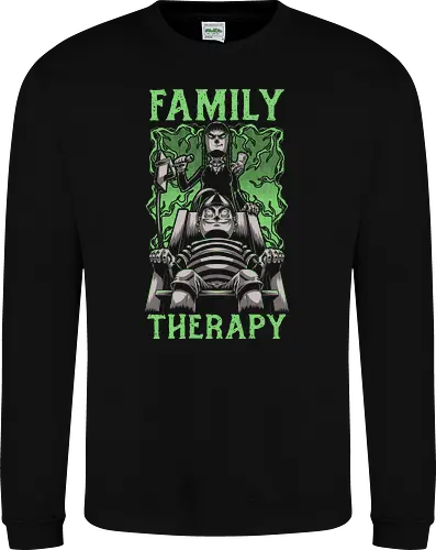 Spooky Goth Family
