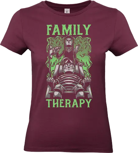 Spooky Goth Family - Addams Family, The Addams Family, Wednesday Addams, Morticia Addams, Gomez Addams, Halloween, Gothic, Goth, Horror, Dark Fantasy, Fantasy, Spooky, Creepy, Wednesday - Standard T-Shirt (Women)