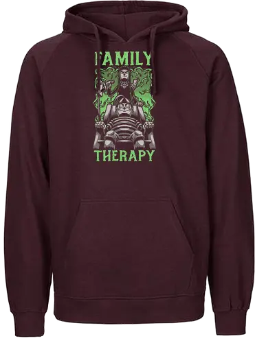 Spooky Goth Family - Addams Family, The Addams Family, Wednesday Addams, Morticia Addams, Gomez Addams, Halloween, Gothic, Goth, Horror, Dark Fantasy, Fantasy, Spooky, Creepy, Wednesday - Fairtrade Hoodie