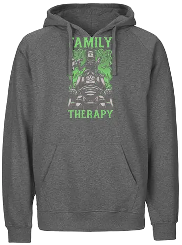 Spooky Goth Family - Addams Family, The Addams Family, Wednesday Addams, Morticia Addams, Gomez Addams, Halloween, Gothic, Goth, Horror, Dark Fantasy, Fantasy, Spooky, Creepy, Wednesday - Fairtrade Hoodie