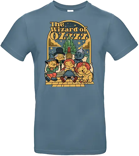 The Wizard Of Sleep - road, sleep, sleepy, sleeping, tired, lion, scarecrow, cute, yellow, green castle, classic, cute, cult, nap, napping, yellow brick road, movie, film, cult film, classic - Standard T-Shirt