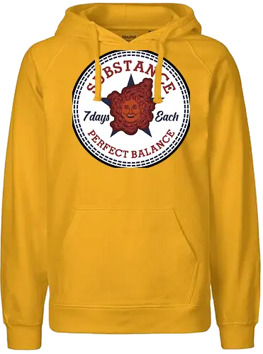 Substance! - the-substance, substance, movies, horror, funny, hollywood, demi-moore, logo, mashup - Fairtrade Hoodie