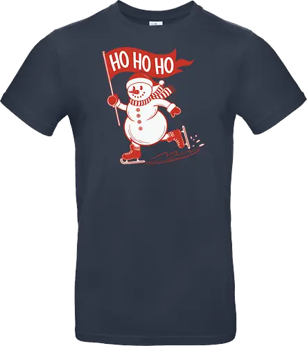 snowman ice skating