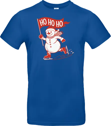 snowman ice skating