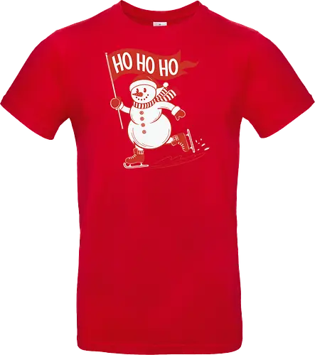 snowman ice skating