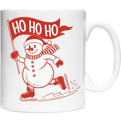 snowman ice skating