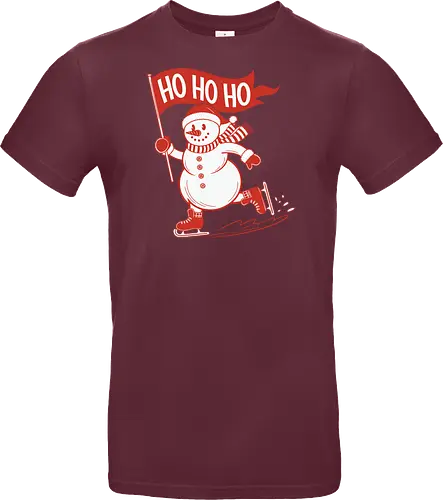 snowman ice skating