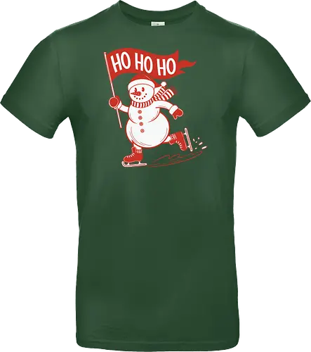 snowman ice skating