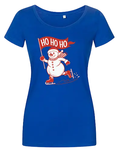 snowman ice skating