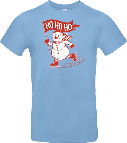 snowman ice skating
