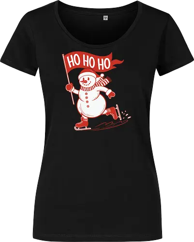 snowman ice skating
