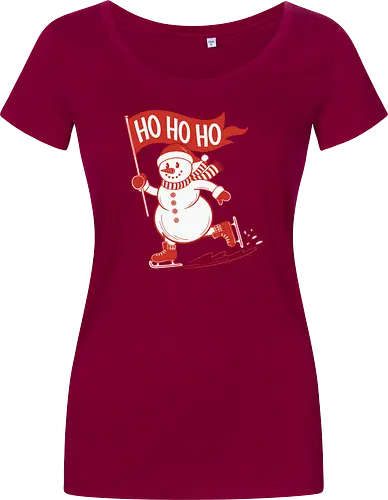 snowman ice skating