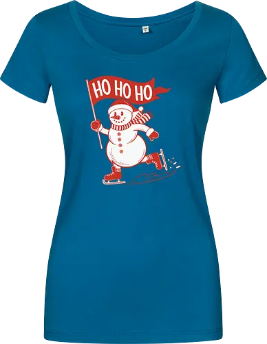 snowman ice skating