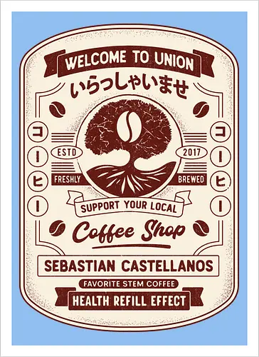 Immersive Mental World Coffee Crest